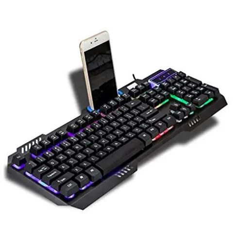 Tastatura gaming, Zola®, iluminare rainbow, LED, impermeabila, orificiu pentru telefonul mobil, lungime cablu 1.5 m, 47x19x3 cm, negru Tastatura gaming, Zola®, iluminare rainbow, LED, impermeabila, orificiu pentru telefonul mobil, lungime cablu 1.5 m, 47x19x3 cm, negru